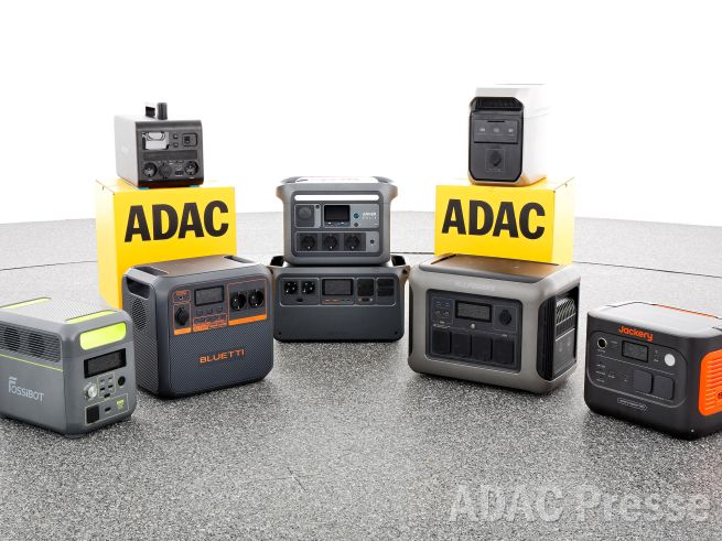Acht Powerstations im ADAC-Test 