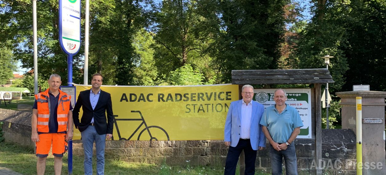 Die Radservice-Station in Schlitz wurde am 9. Juli offiziell in Betrieb genommen