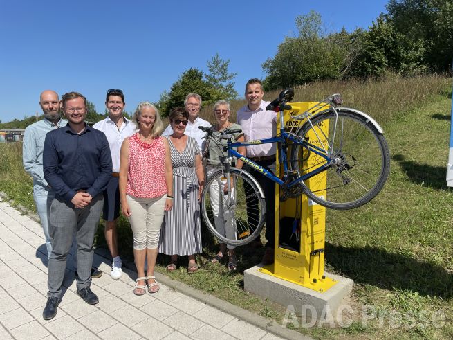 Eröffnung der ADAC Radservice-Stationen in Nordsachsen