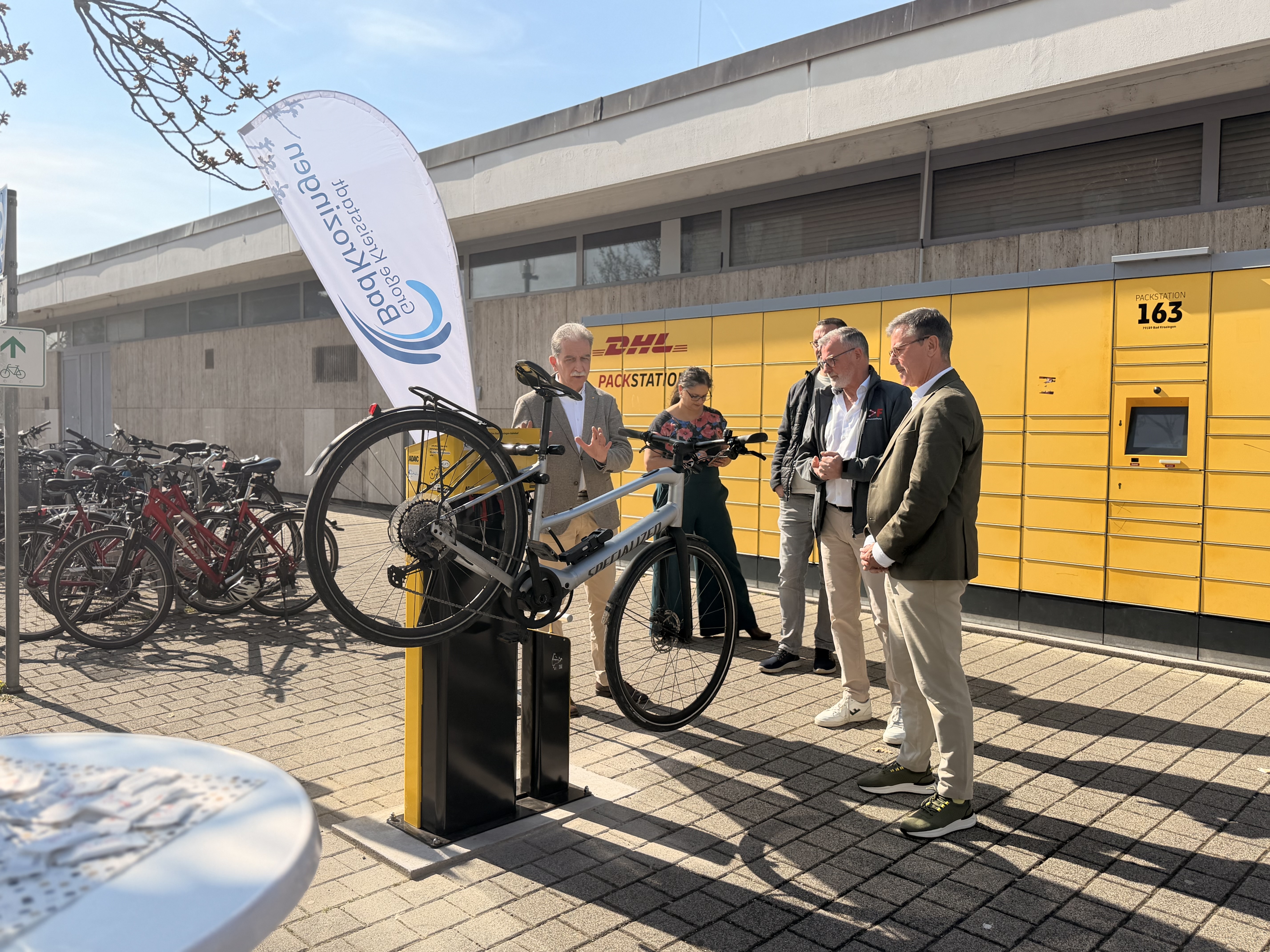 Neuer Service für Radfahrende in Bad Krozingen